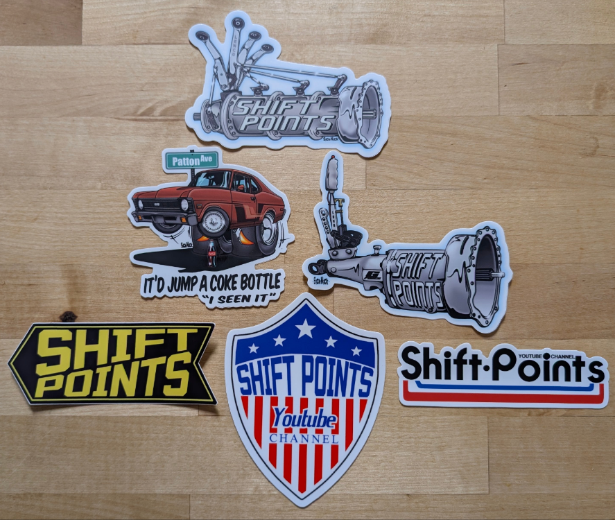 A Shift Points Sticker Pack